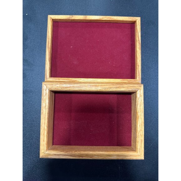 Vintage Wooden Jewelry Trinket BoxThings Worth Keeping , Steve Hanks Baby Teddy - Picture 5 of 8